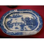Leeds pottery meat plate