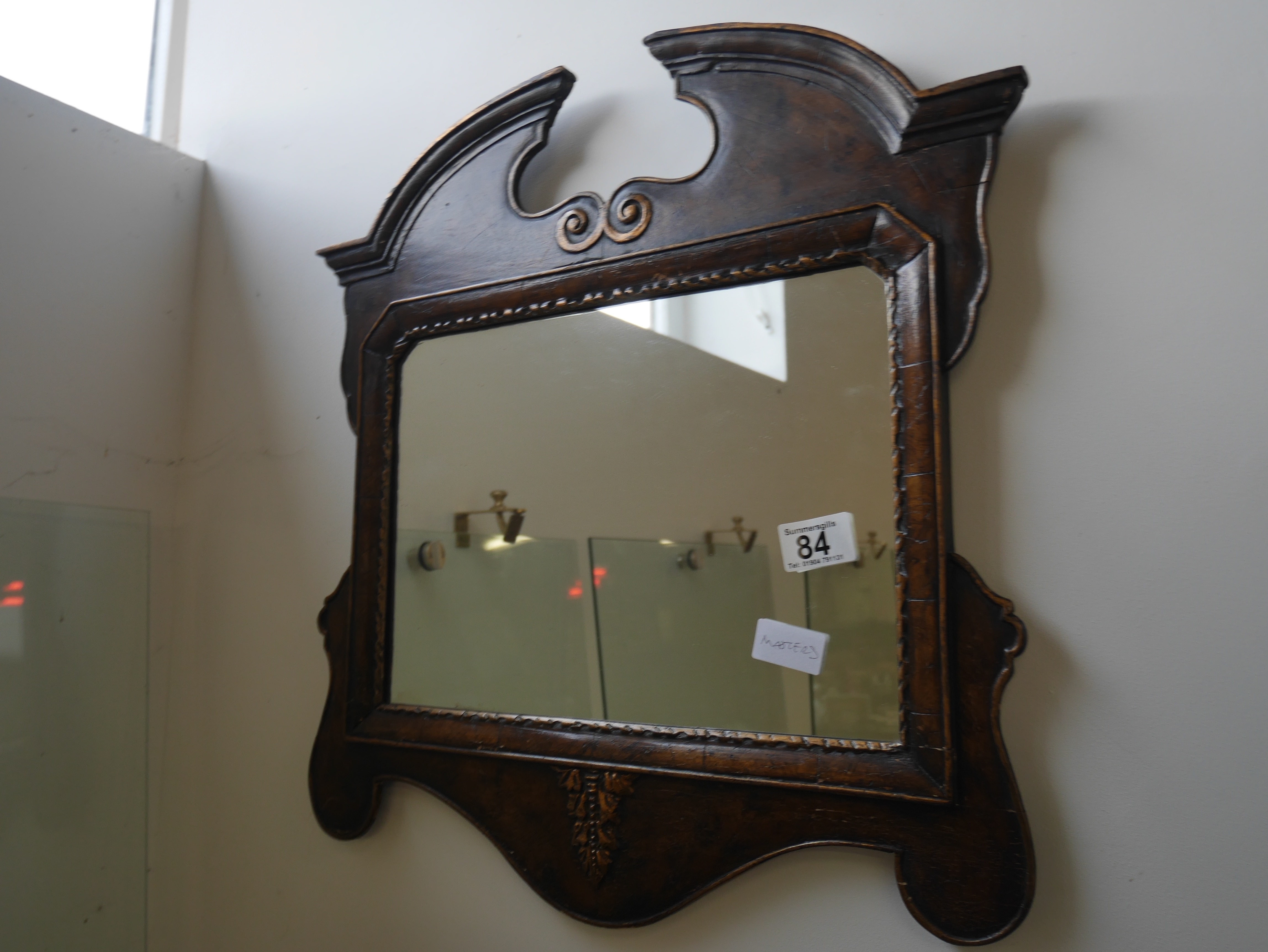 Antique style wall mirror