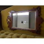 Small Chippendale style mirror