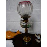 Victorian oil lamp