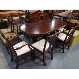 Repro' dining table and chairs
