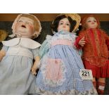 Halbig + 2 other dolls