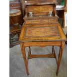 Antique inlaid writing desk