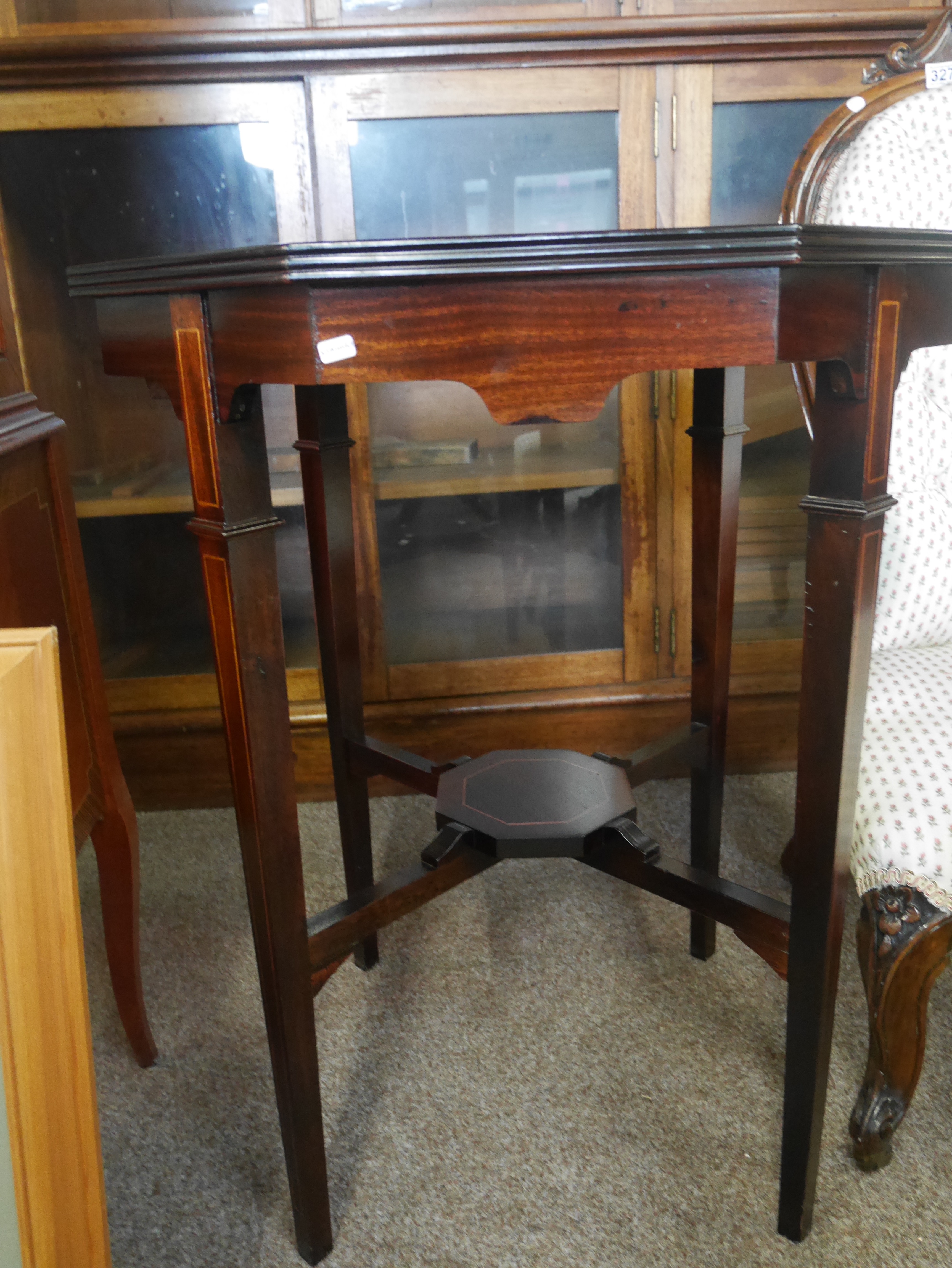 Repro. Mahogany occasional table