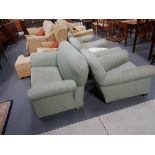 Dropend settee and 2 chairs
