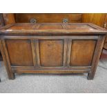 Oak blanket chest