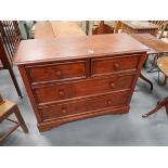 3 ht Mahogany chest