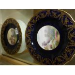 Pair of Royal Worcester plates