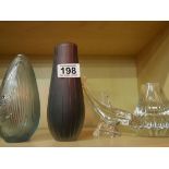 Lalique vase and glassware