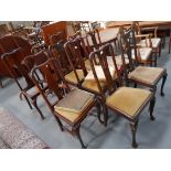 Set of Queen Anne chairs