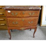 Repro. Marble top chest