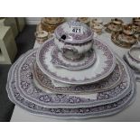 Victorian plates and tureens