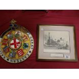 Picture of ""Planet Engine"" presented by British Engine Ins. Ltd + GNER plaque