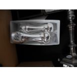 Pair of Silver plated salt and pepper pots