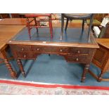 Victorian oak desk