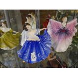 4 Doulton lady figures