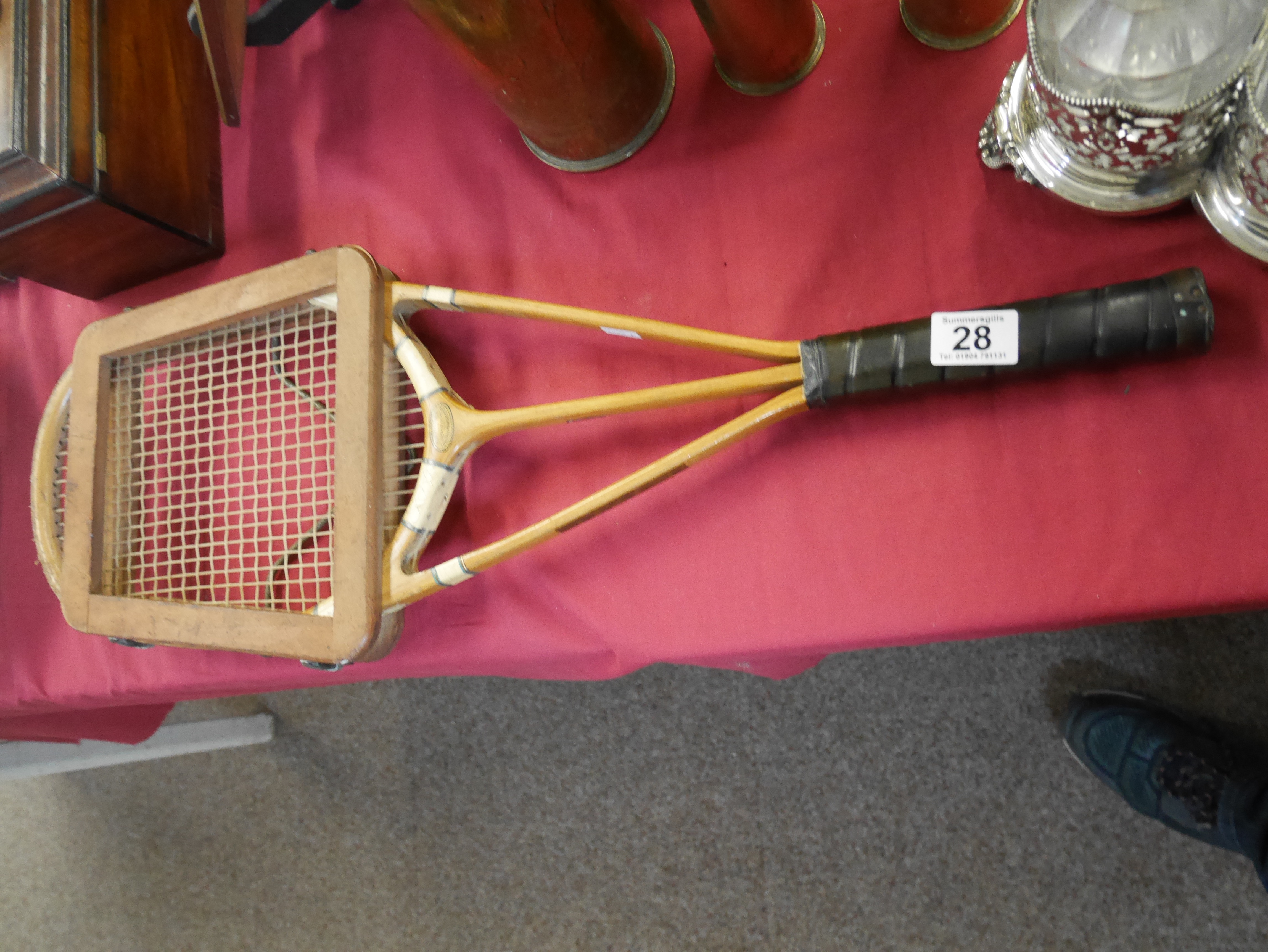 Tennis racket by Finnigans of London & Manchester