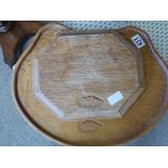 Yorkshire Oak ""Leaf"" cheese board and tray