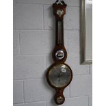 Mahogany antique barometer by G Crose York
