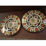 2 x Crown Derby plates (1st condition)