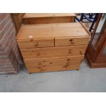 Modern pine chest