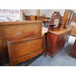 Mahogany bed and Chiffonier