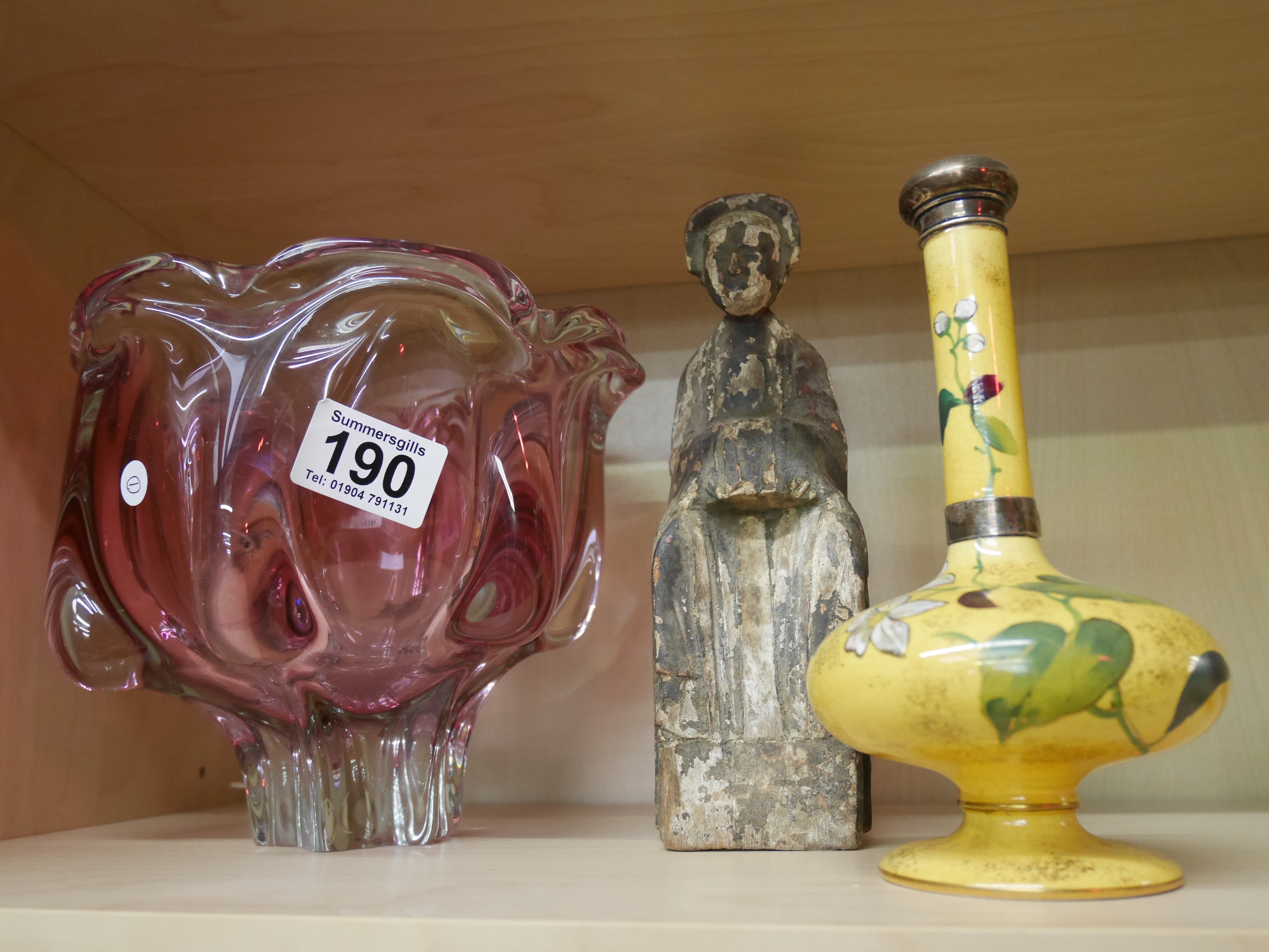 Merrano vase, Oriental figure etc.