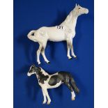 2 x Beswick horses