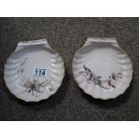 2 x Royal Worcester plates (George Shreve)