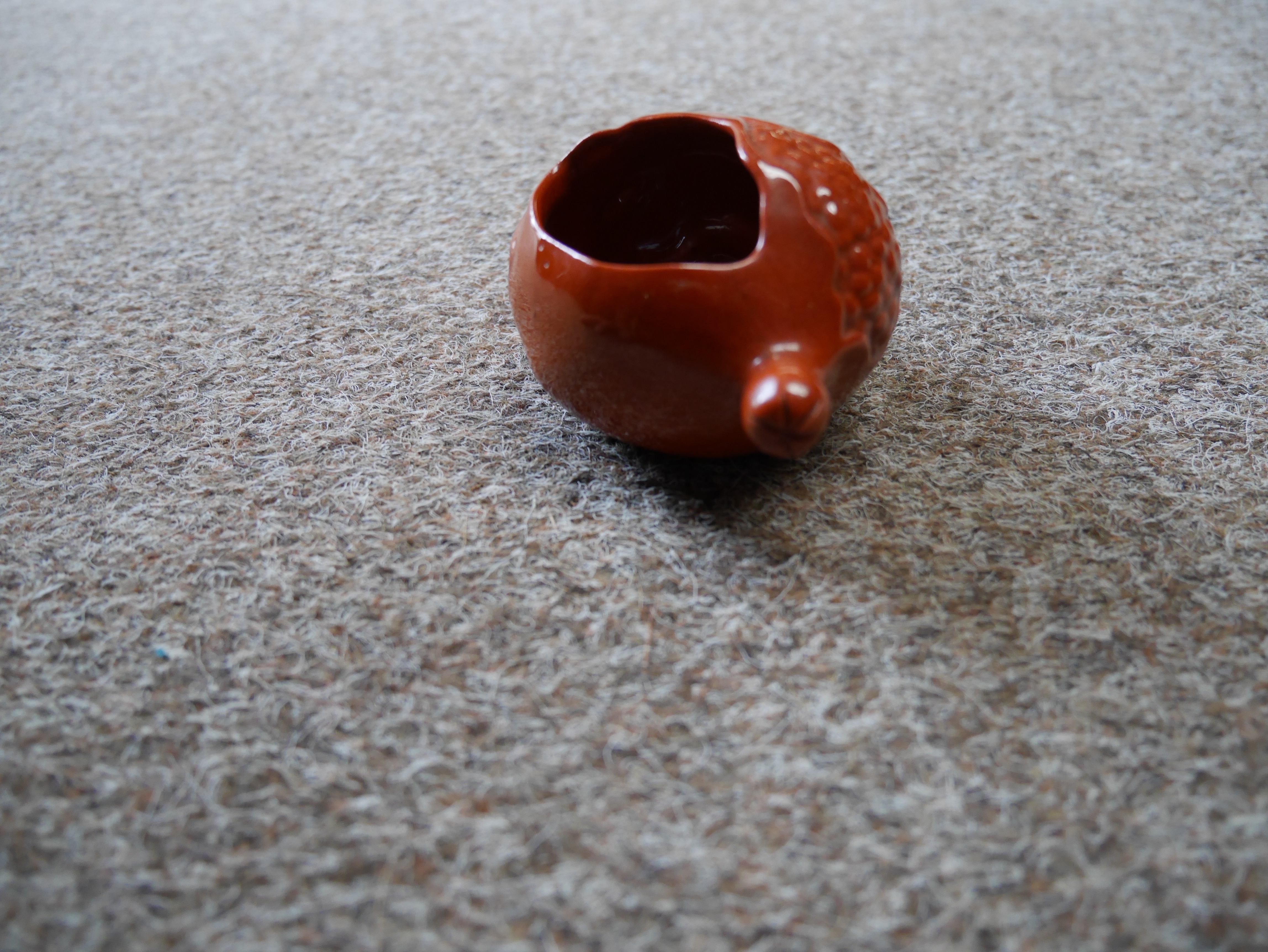 18th or 19th Century Chinese Yixing Ware pomegranite brush washer water pot. Possible Qing - Image 4 of 6