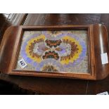 Butterfly wing tray