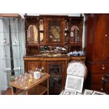 Victorian inlaid sideboard