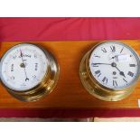 Sestrel ships barometer and clock