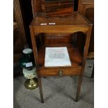 Georgian mahogany washstand