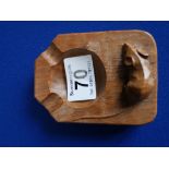 Mouseman ashtray