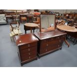 Stag minstrel dressing table and chest