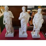 3 x Greek figures