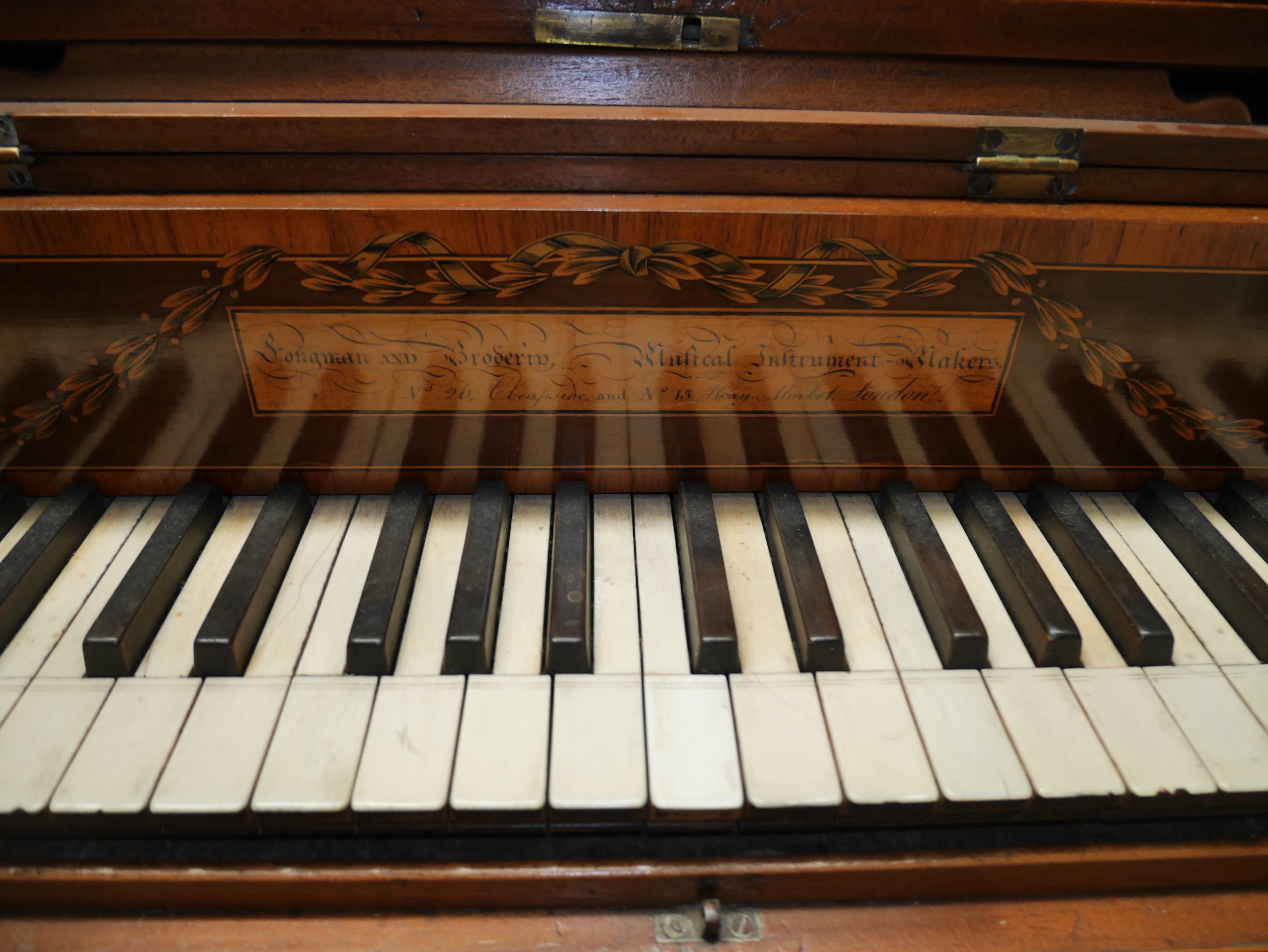 Longman & Broderip - Square Piano London good order all keys play but benefit from tunning - Image 3 of 10