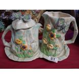 Butterfly potter jugs