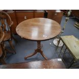 Antique mahogany tripod table