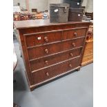 Victorian mahogany chest