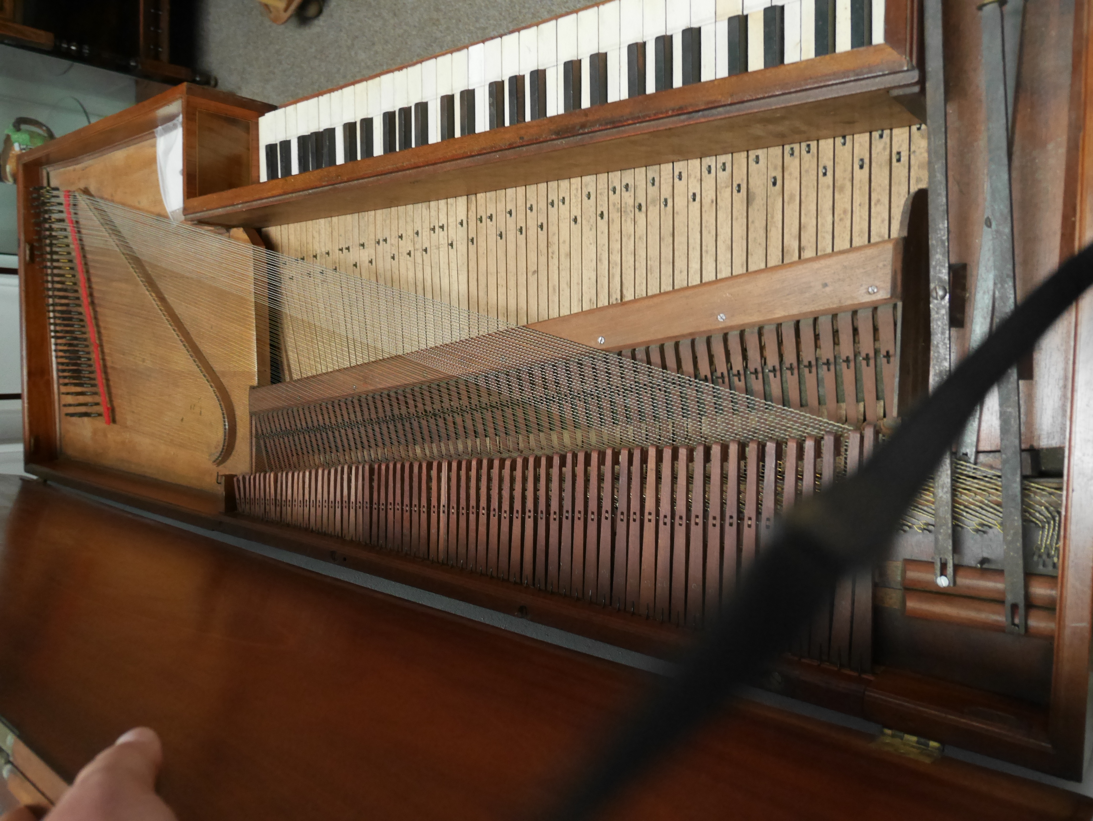 Longman & Broderip - Square Piano London good order all keys play but benefit from tunning - Image 8 of 10