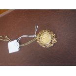 1912 1/2 sovereign necklace 21g