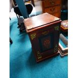 Antique mahogany coalbox