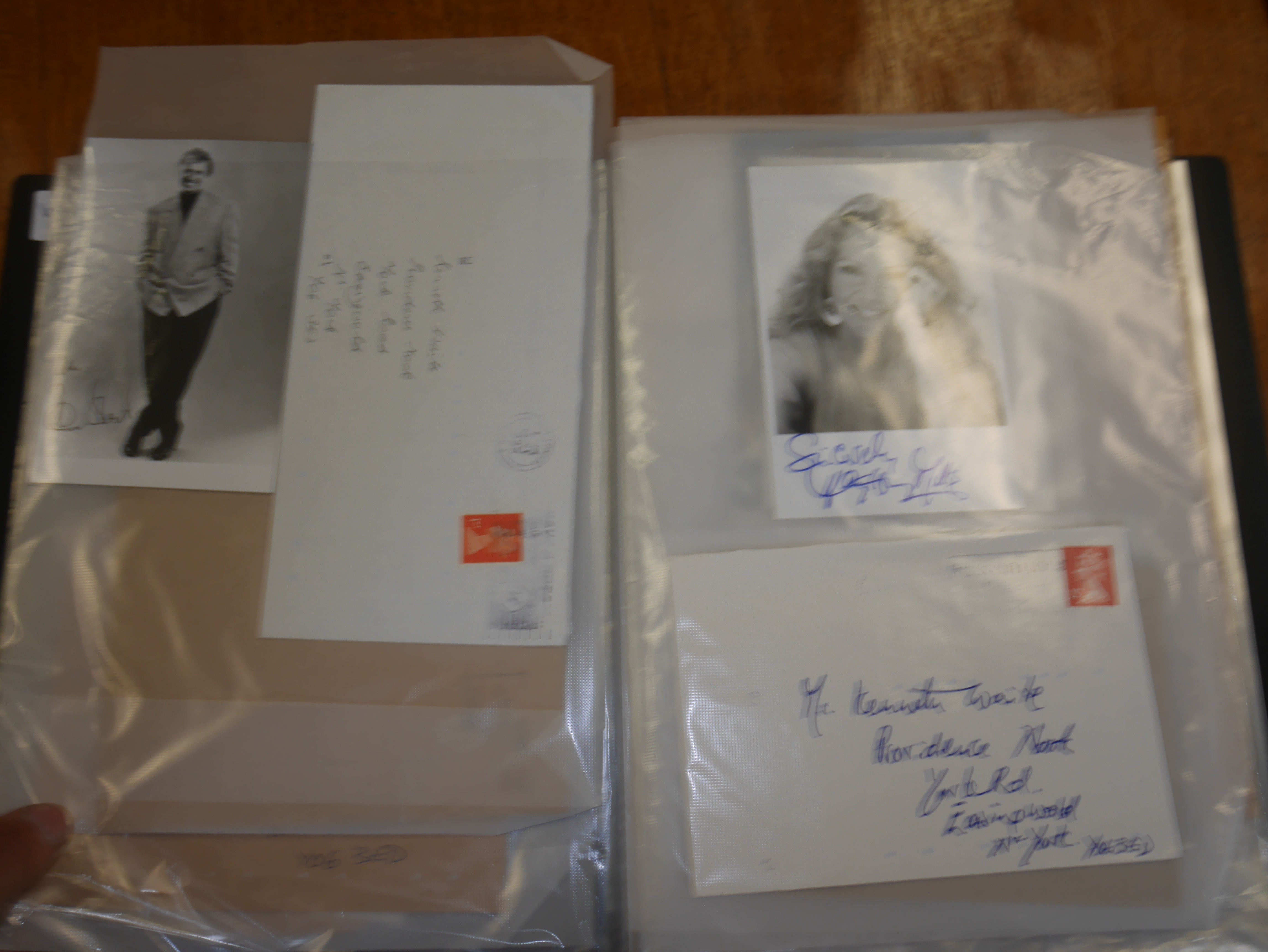 Selection of Autographed photographs including Ken Dodd, Cilla Black etc. etc. - Image 3 of 8