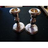 Silver candle sticks