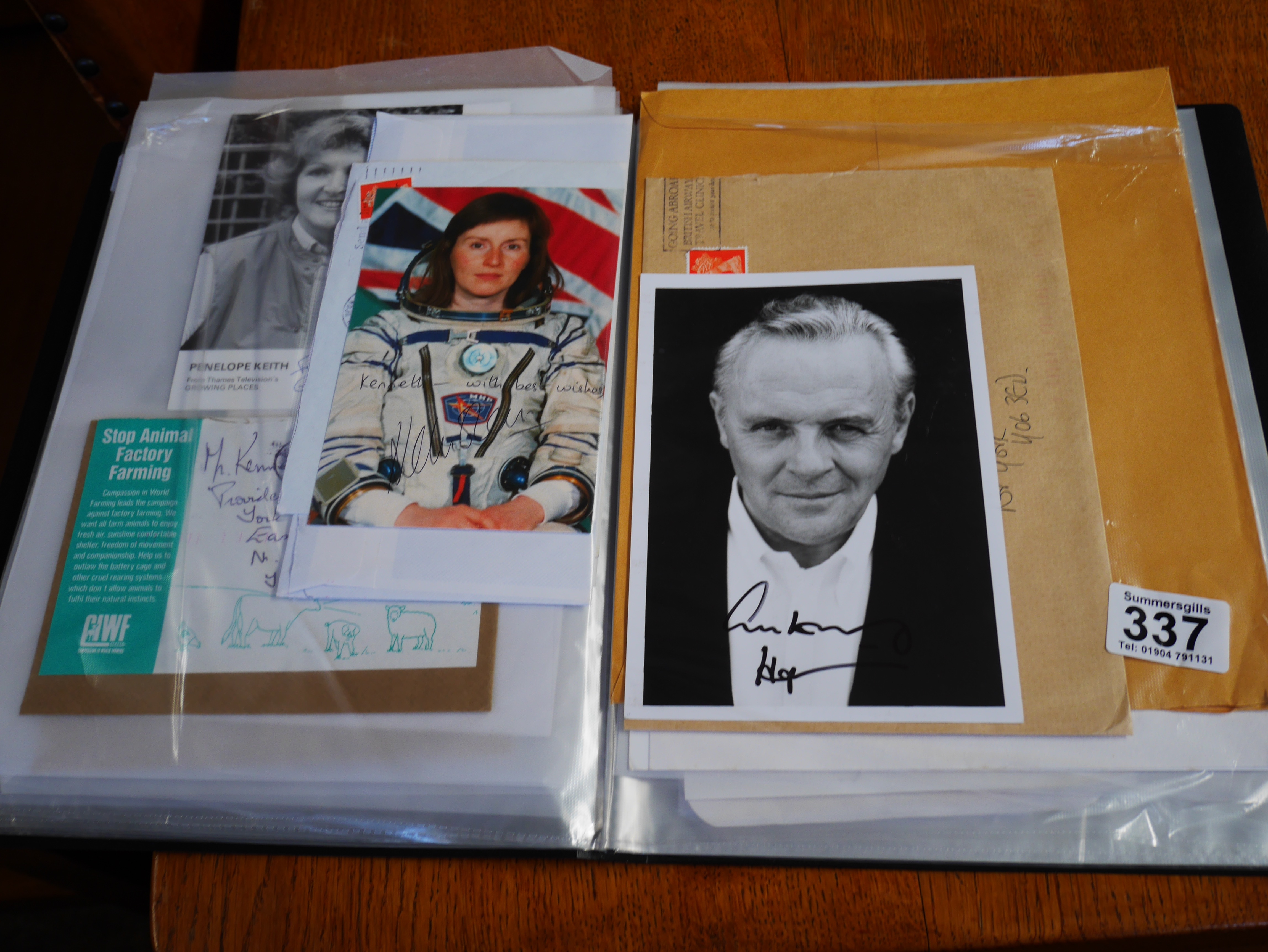 Selection of Autographed photographs including Ken Dodd, Cilla Black etc. etc.