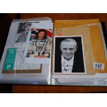 Selection of Autographed photographs including Ken Dodd, Cilla Black etc. etc.