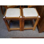 2 Yorkshire oak stools