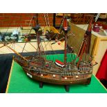 Wooden ship model